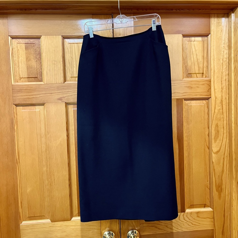Beautiful black wool maxi skirt by Jones New York